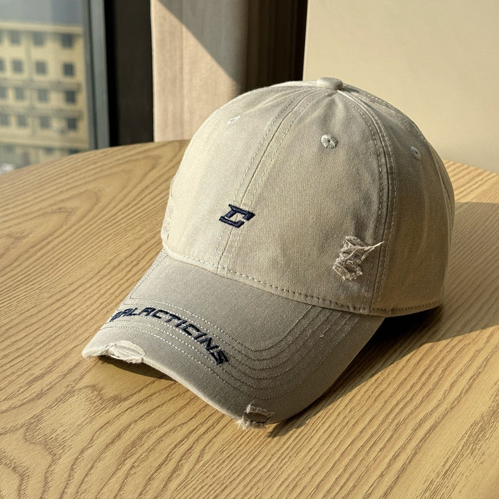 Men's Distressed Denim Baseball Cap Kalsten