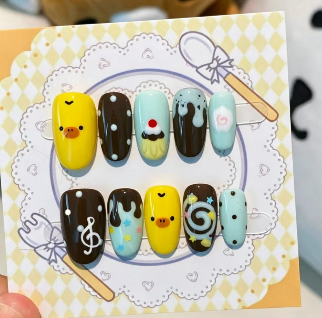 Artistic Press-On Nail Enhancements Kalsten