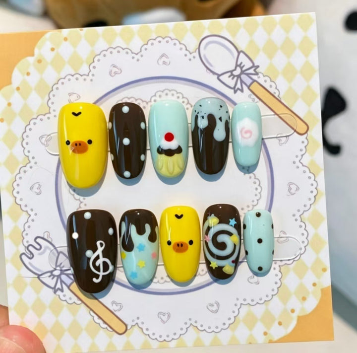 Artistic Press-On Nail Enhancements Kalsten
