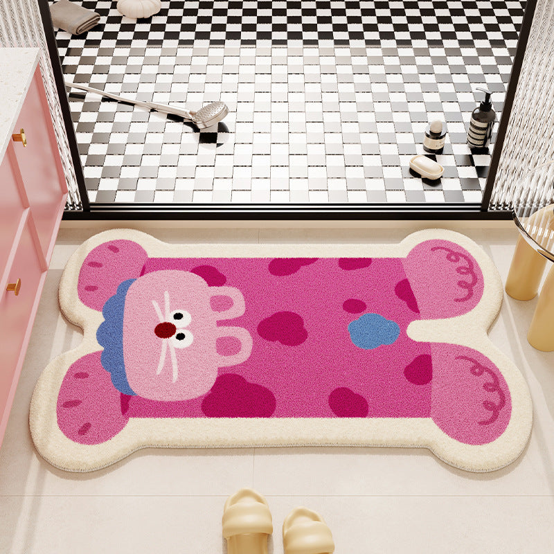 Cartoon Plush Bath Mat