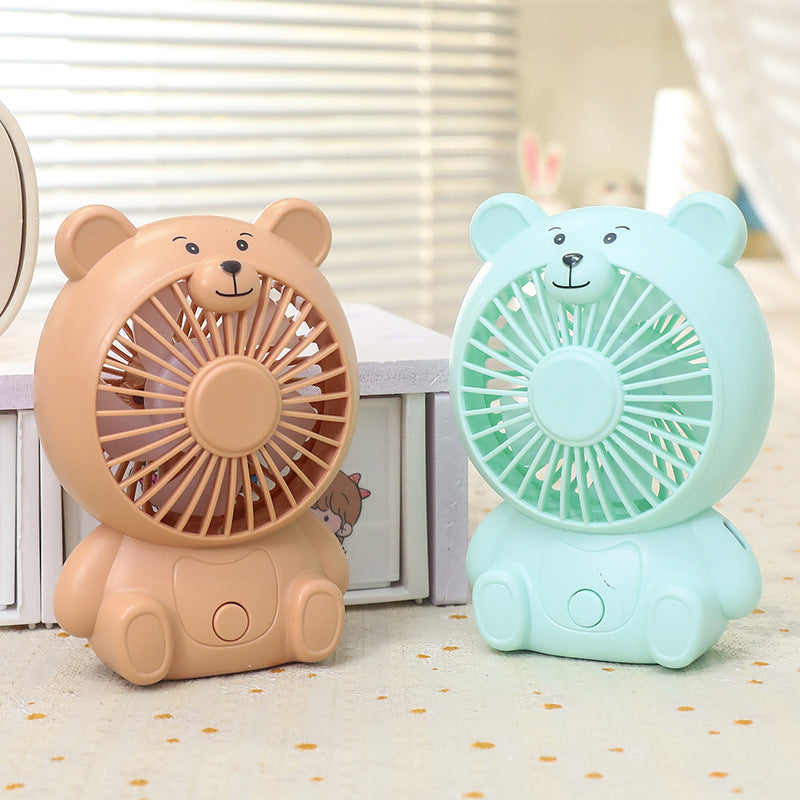 Women's Portable Mini Fan in Bear Design Kalsten