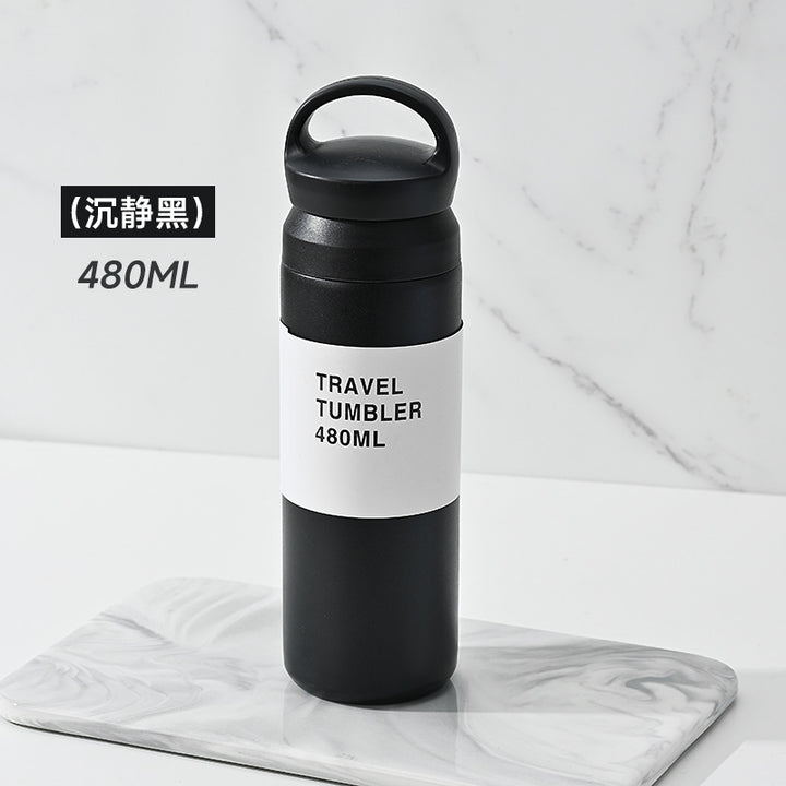 Women's premium insulated drinking bottle with ergonomic grip Kalsten