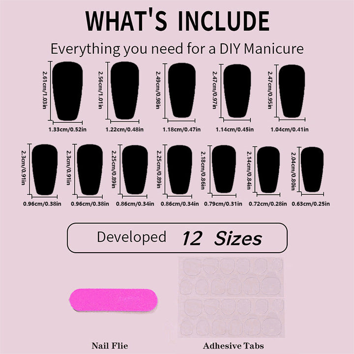 Halloween Artificial Nail Set with Creative Designs and 3D Elements Kalsten