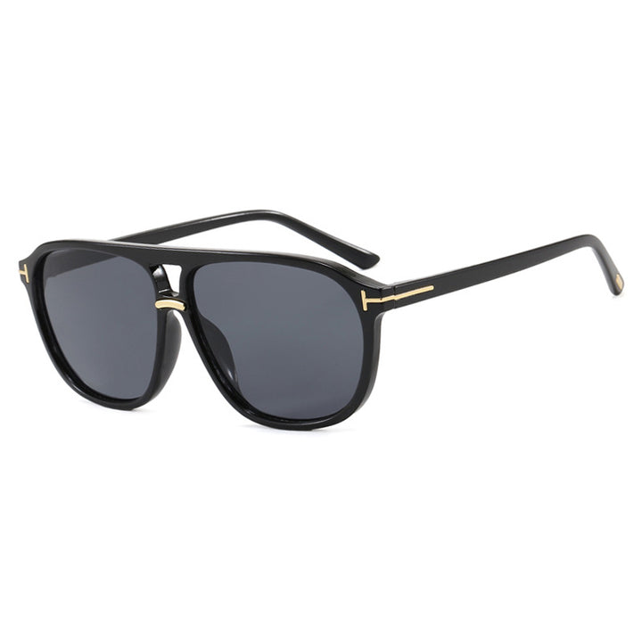 Women's square sunglasses with luxurious tortoiseshell pattern and polarized lenses Kalsten