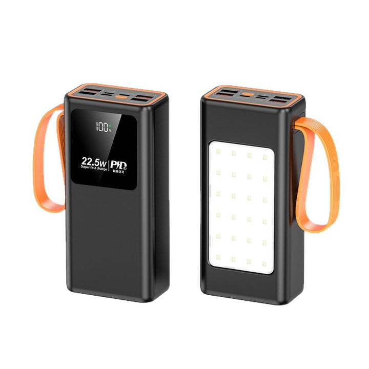 Portable power bank with powerful solar charging technology and LED lamp Kalsten