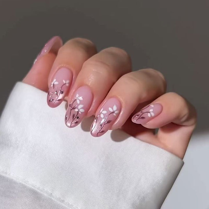 Floral Acrylic Nail Art Enhancements Kalsten 1789915831