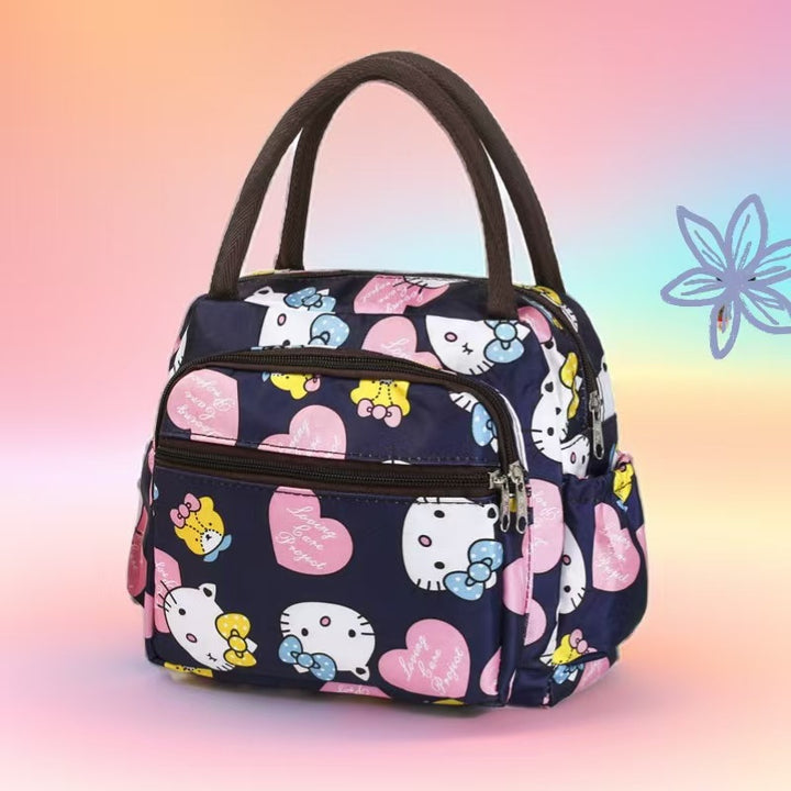 Cat Print Insulated Lunch Bag Kalsten