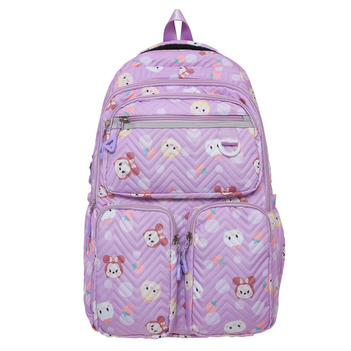 Fun Character Design Quilted Backpack Kalsten