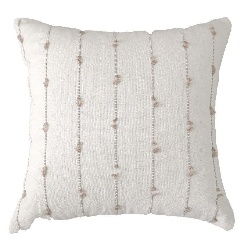Textured Cotton Accent Pillow