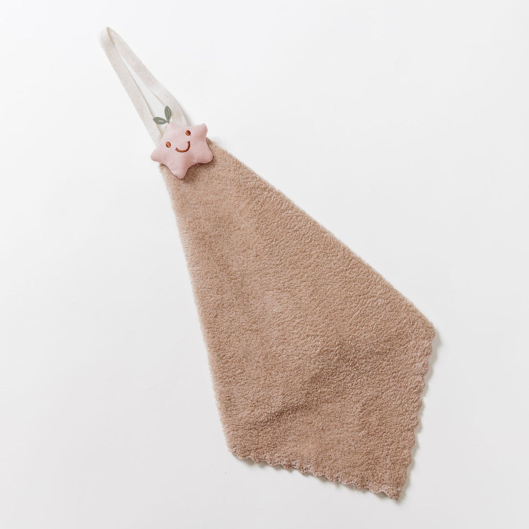 Plush Mouse Hooded Baby Bath Towel with Hanging Loop
