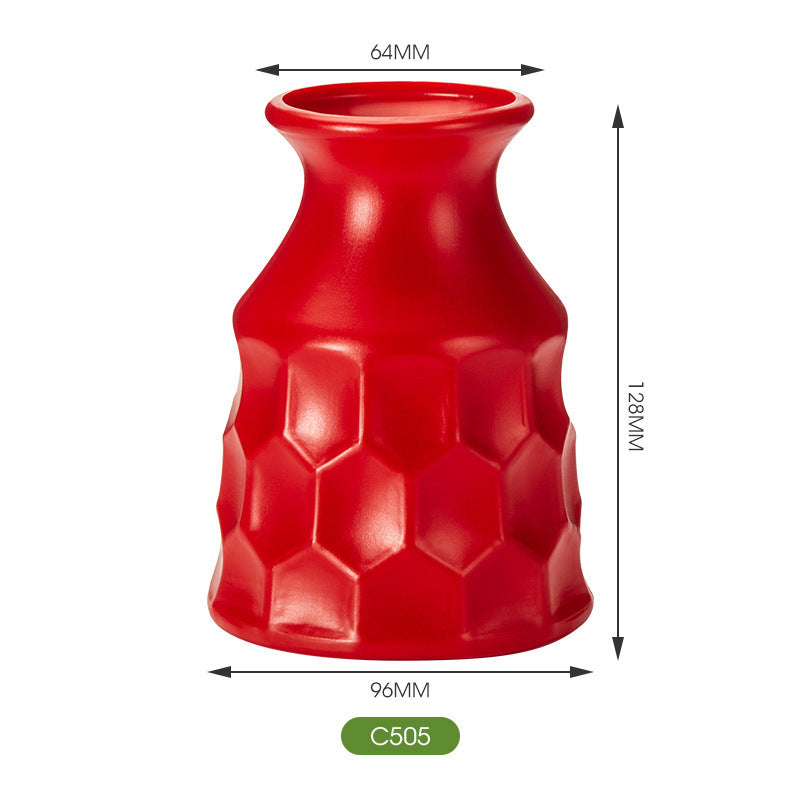 Artistic Hexagon Textured Vase Kalsten