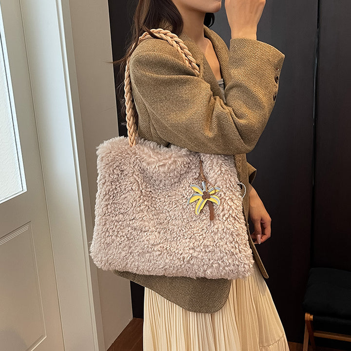 Cozy Textured Tote Bag