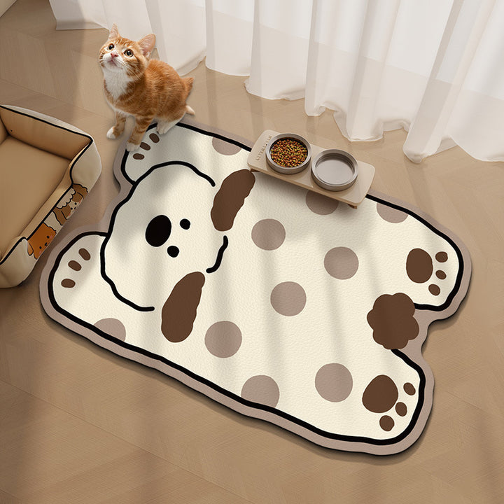 Cartoon Dog-Shaped Area Rug