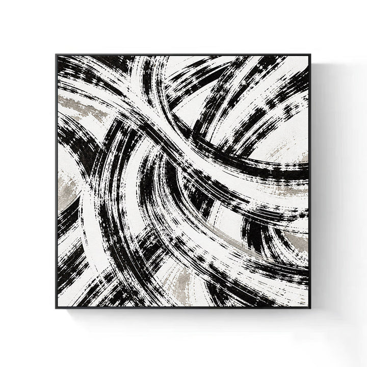 Abstract Brushstroke Canvas Wall Art