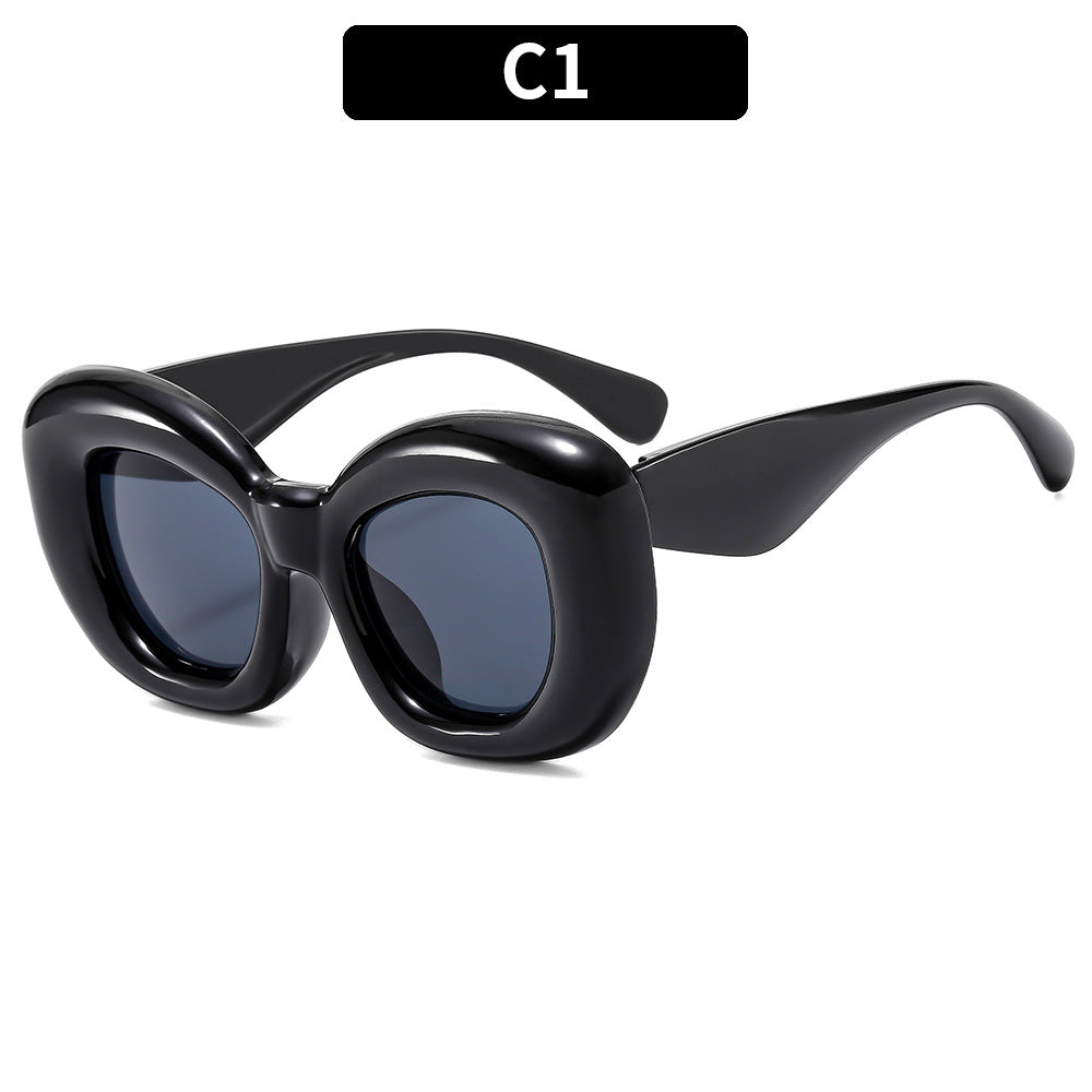 Oversized Chunky Frame Sunglasses