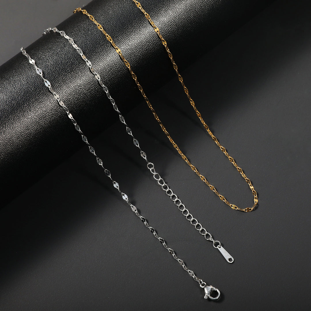 Elegant Interlaced Chain Necklace Kalsten