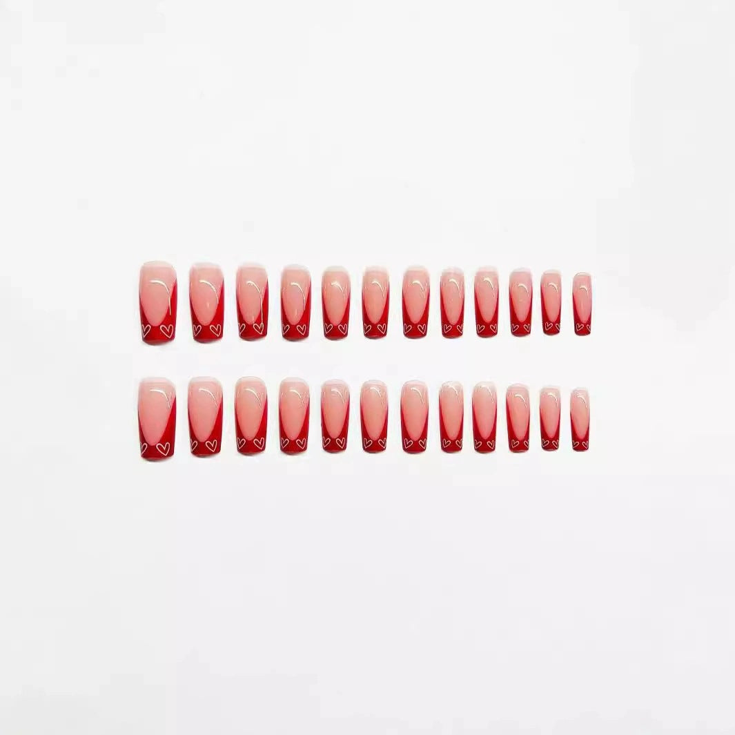 Elegant Double-Tip Press-On Nail Set Kalsten