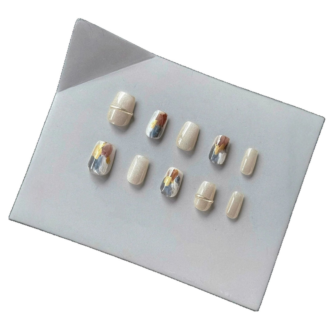Artistic Press-On Nail Design Kit