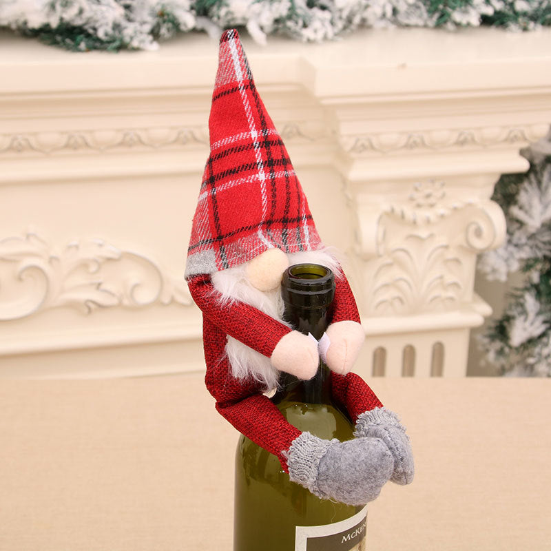 Decorative Wine Bottle Gnome Cover Kalsten