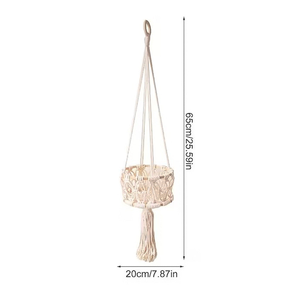 Hanging Macrame Storage Basket
