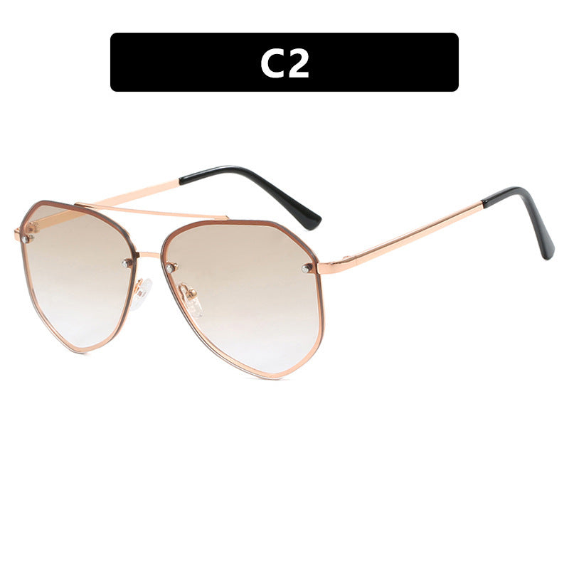 Women's geometric sunglasses with delicate frame Kalsten