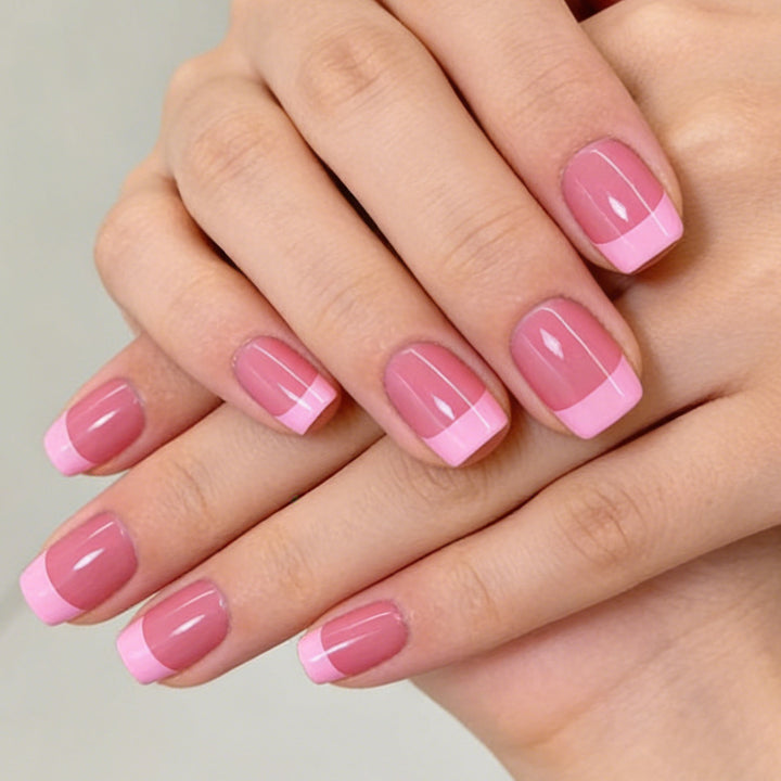 Stylish French Tip Gel Nails Kalsten
