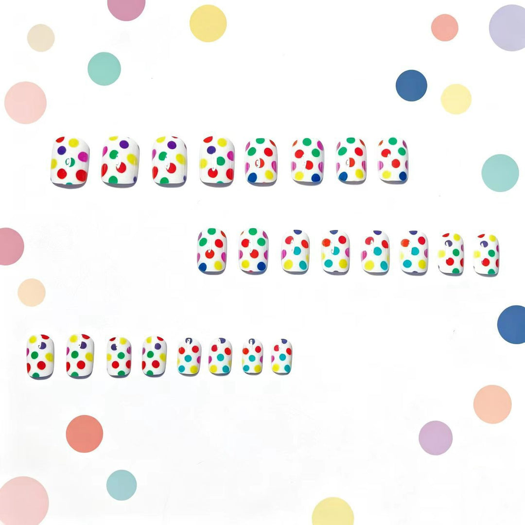 Playful Polka Dot Nail Art Kalsten