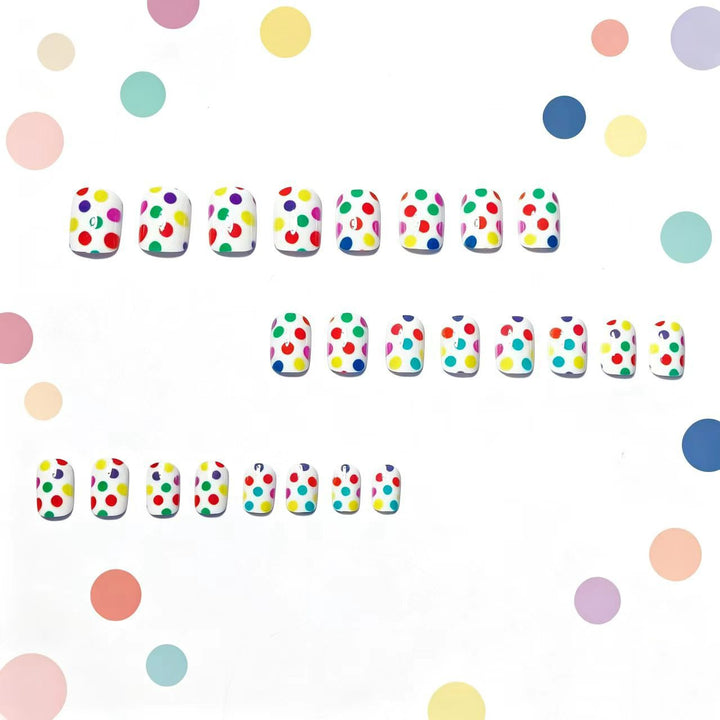 Playful Polka Dot Nail Art Kalsten