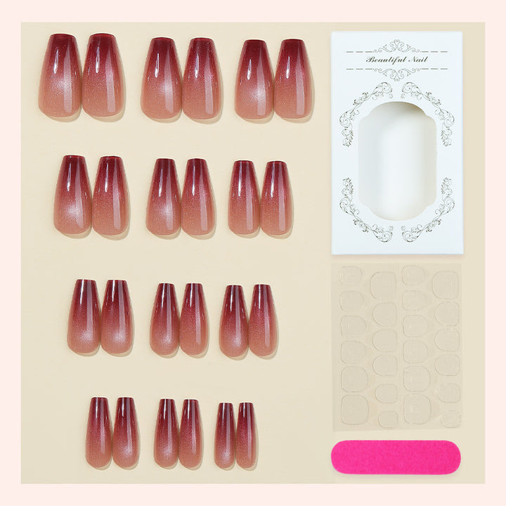 Gradient Ombré Press-On Nail Set Kalsten