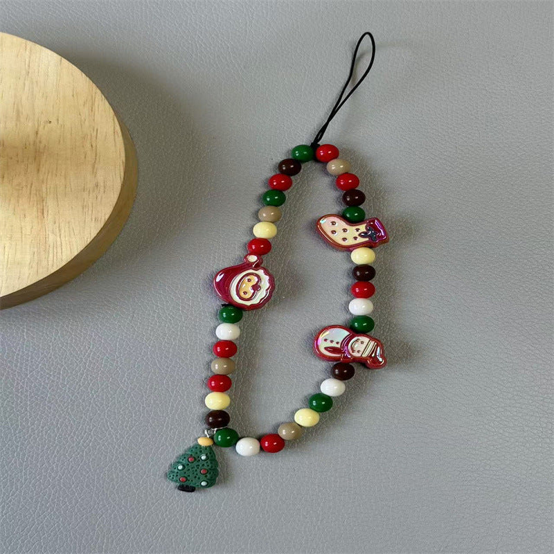 Holiday-Themed Beaded Eyewear Strap Kalsten