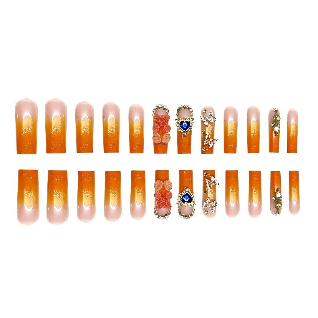 Glamorous Artistic Press-On Nail Extensions Kalsten