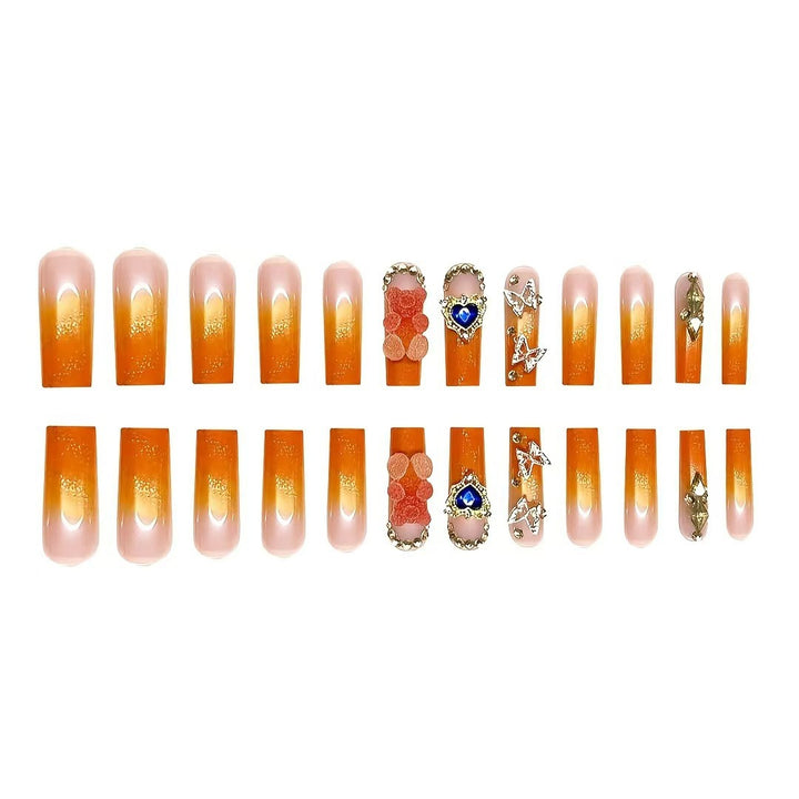 Glamorous Artistic Press-On Nail Extensions Kalsten