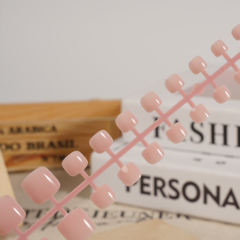 Natural Glossy Press-On Nail Set Kalsten 1790727408