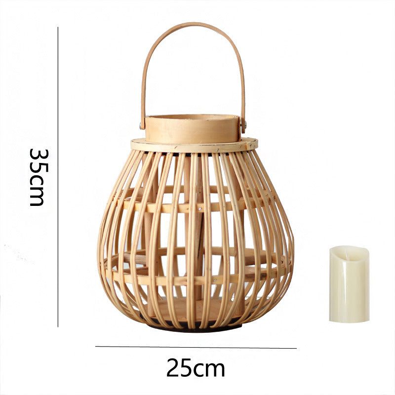 Handmade Rattan Lantern Kalsten