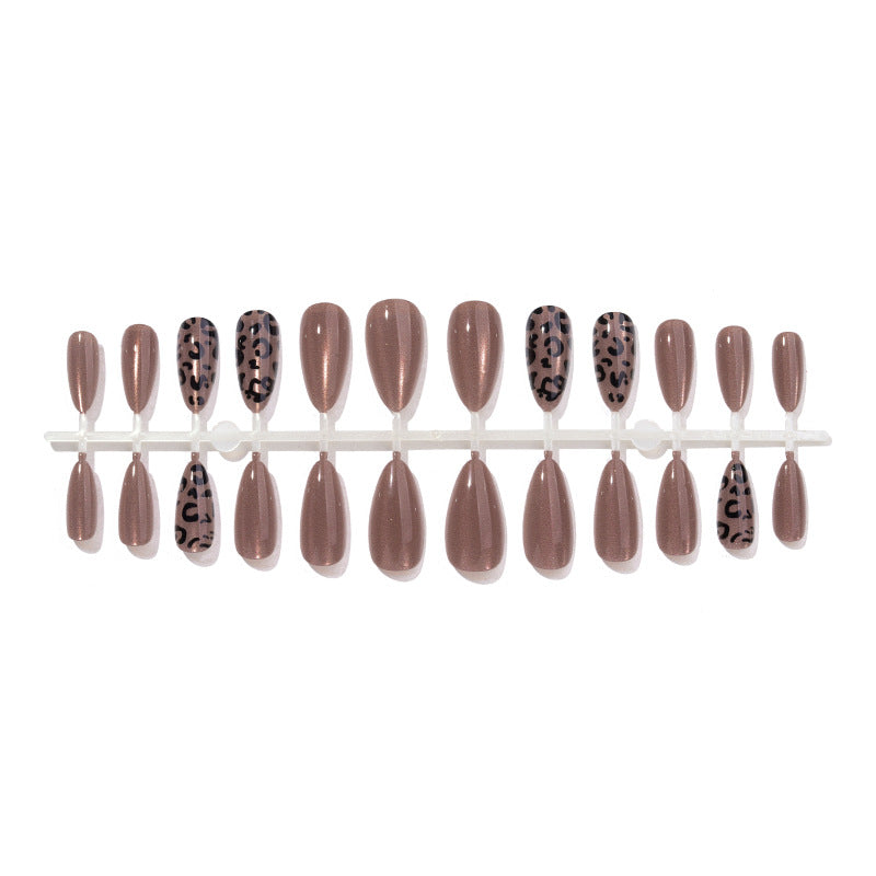 Decorative Leopard Print Press-On Nail Set kalsten