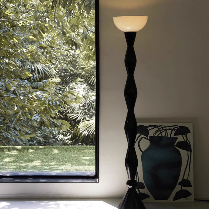 Sculptural Floor Lamp with Unique Geometric Design