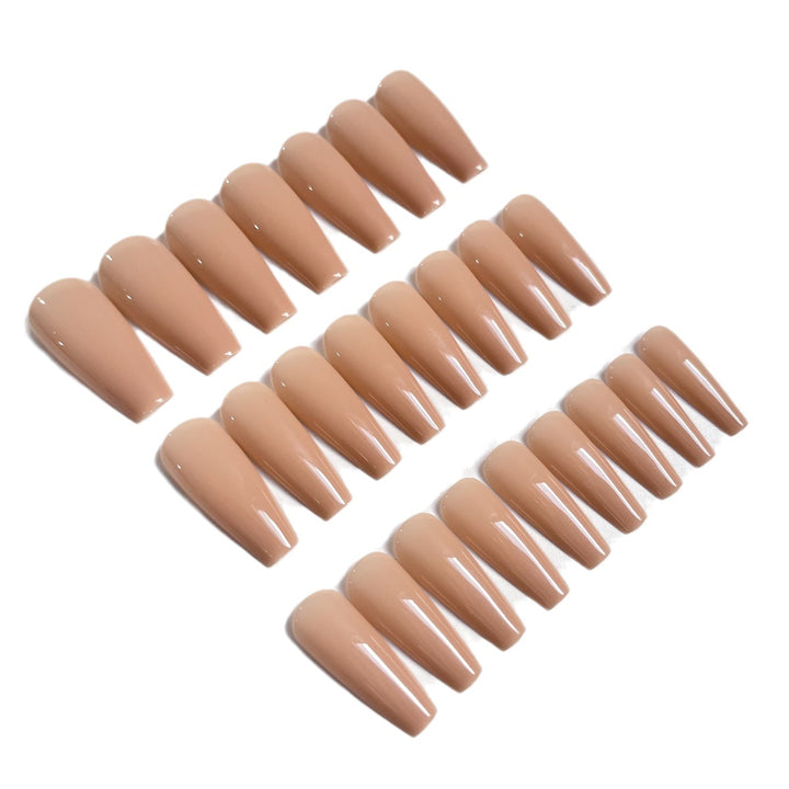 Elegant Glossy Nail Extensions Kalsten