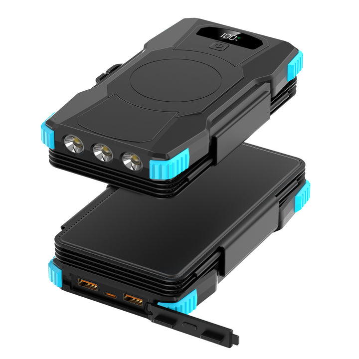 High-performance solar power bank with integrated LED lighting Kalsten