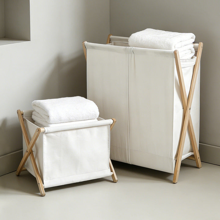Laundry basket with practical folding mechanism Kalsten