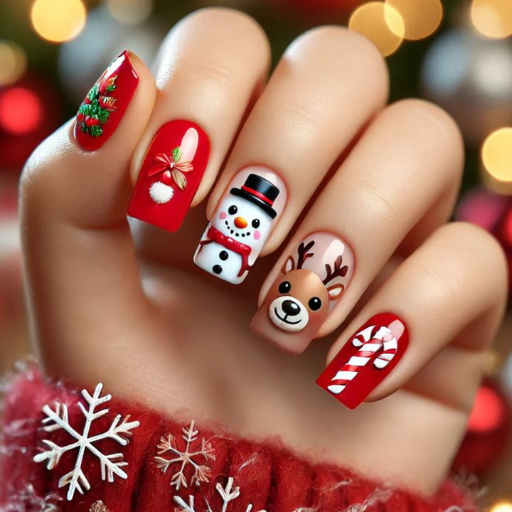 Festive Greeting Nail Art Set Kalsten