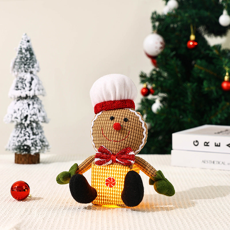 Cute Christmas gnome with LED light Kalsten