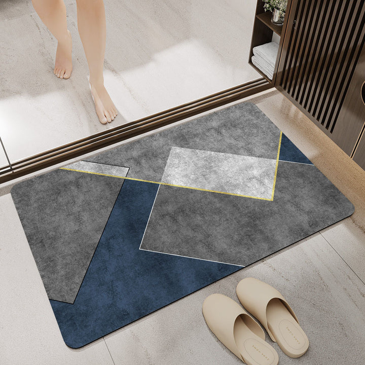 Geometric Patterned Anti-Fatigue Bath Mat Kalsten