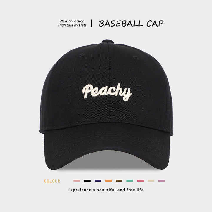 Stylish Peachy Embroidered Baseball Cap