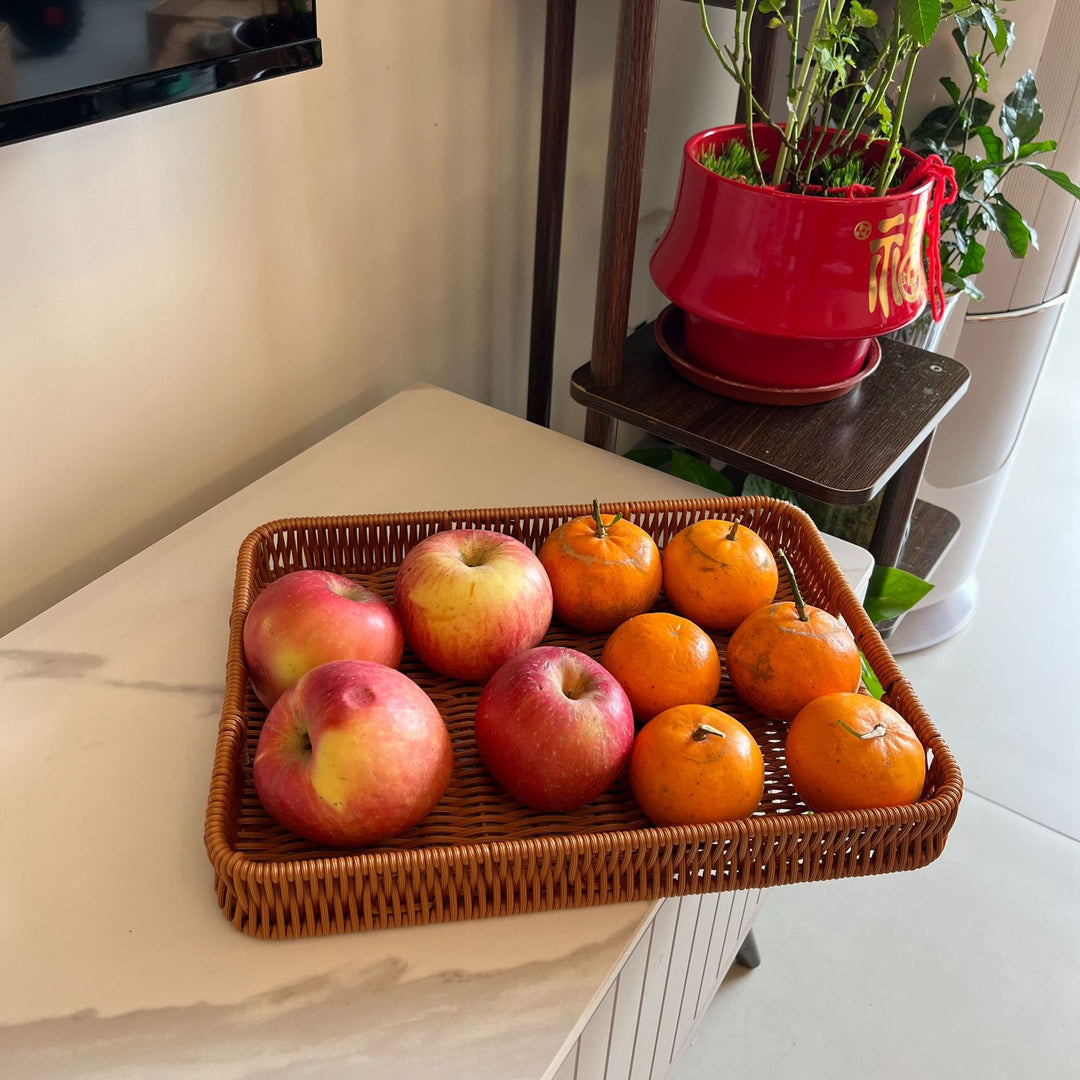 Woven Fruit Serving Tray Kalsten