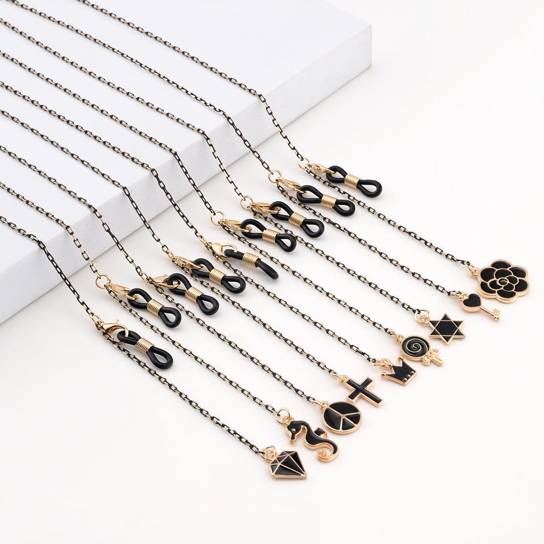 Elegant Geometric Eyewear Chain Kalsten