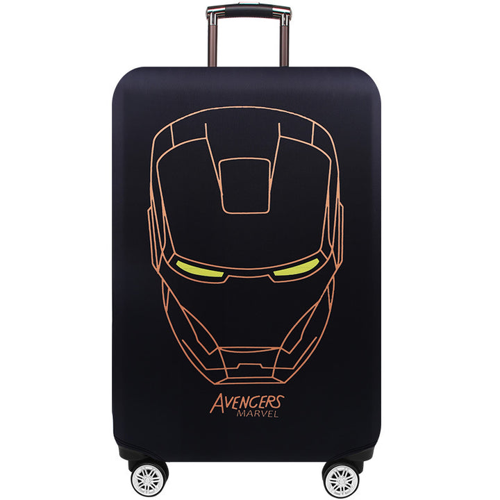 Women's hard-shell suitcase in elegant New York skyline design Kalsten
