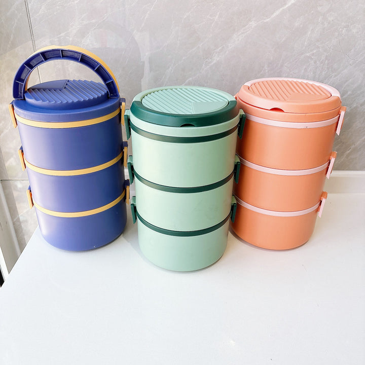 Stackable Multi-Compartment Food Storage