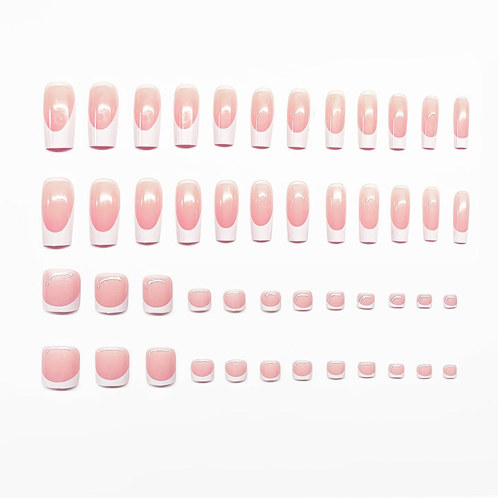 Artistic Dual Design Press-On Nail Set Kalsten