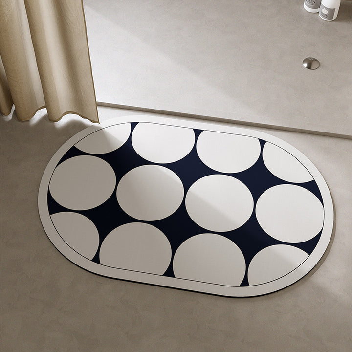 Playful Cat-Themed Bath Mat Kalsten