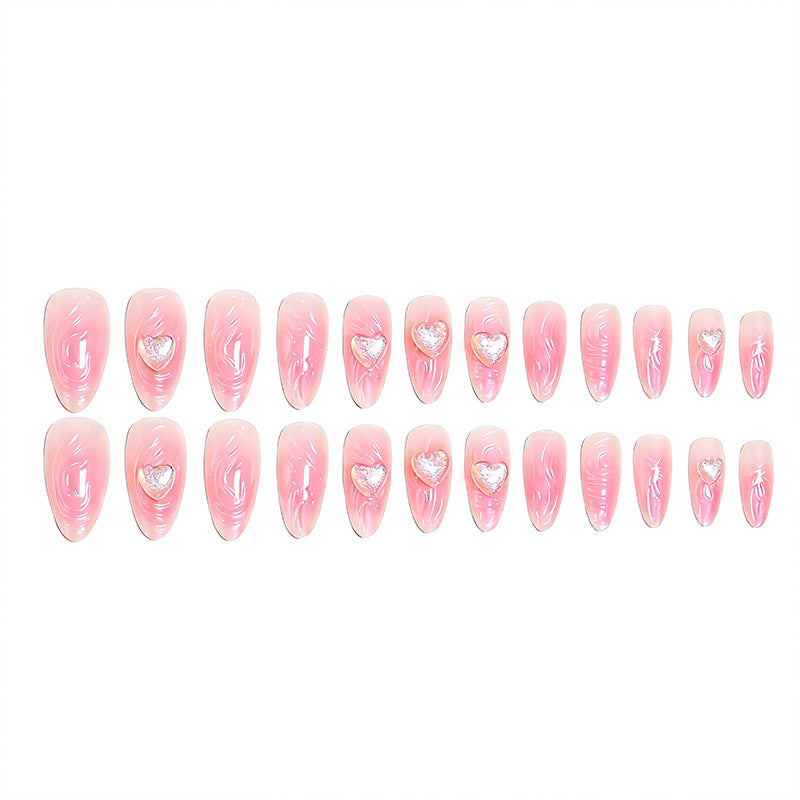 Artful Nail Tips with Transparent Design Kalsten